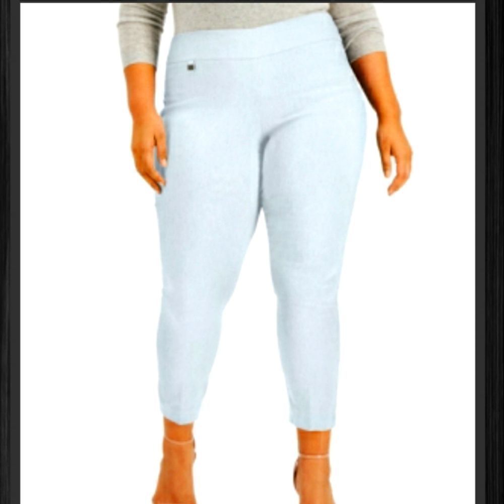 Alfani Tummy-Control Pull-On Skinny Pants sz 24W=44×30